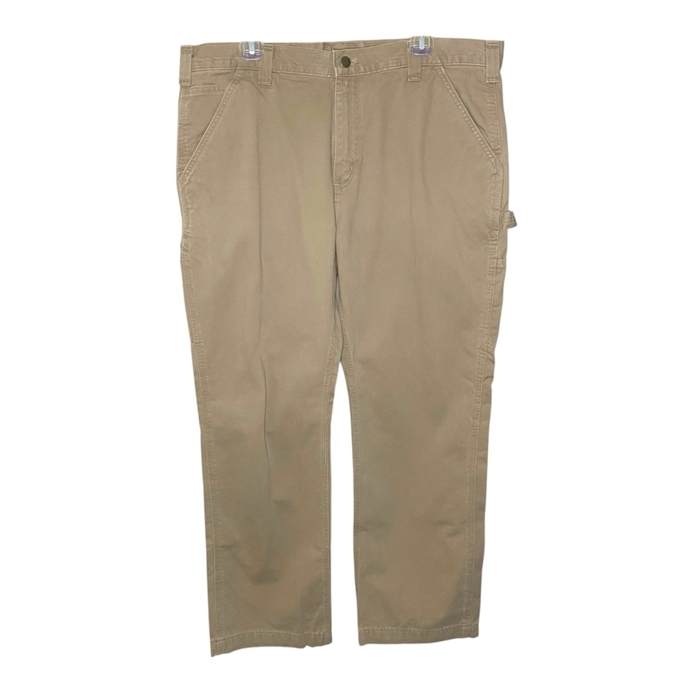 Carhartt Washed Twill Relaxed Fit Carpenter Pants Dark Khaki B324-DKH Size 38x30
